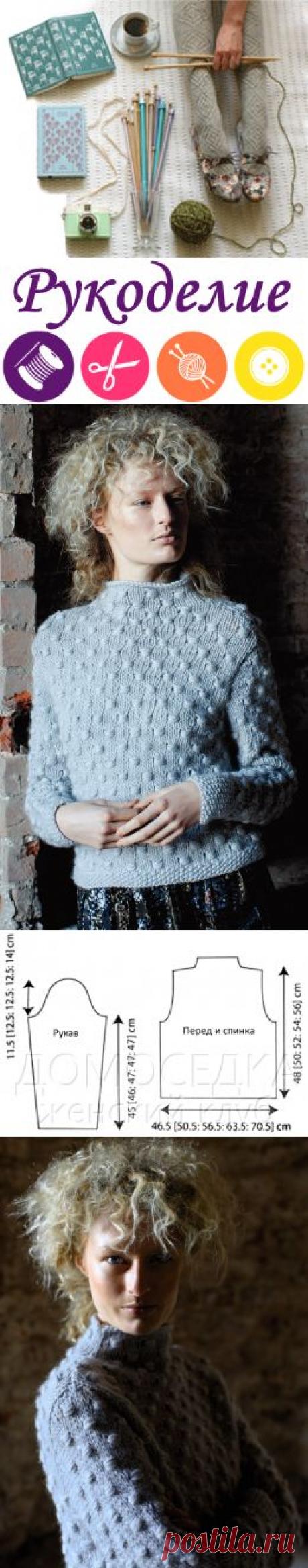 Описание вязаного свитера | ДОМОСЕДКА