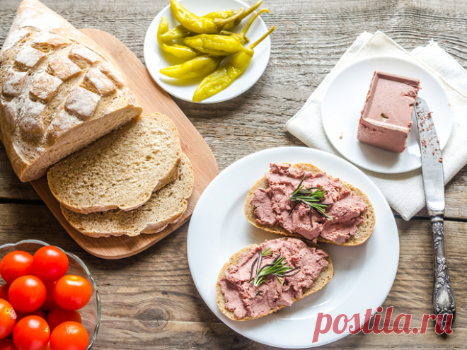 Утиный паштет: кулинарный рецепт пошагово с фото - Салаты и закуски - Smak