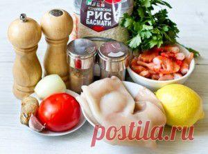 Пилав с морепродуктами