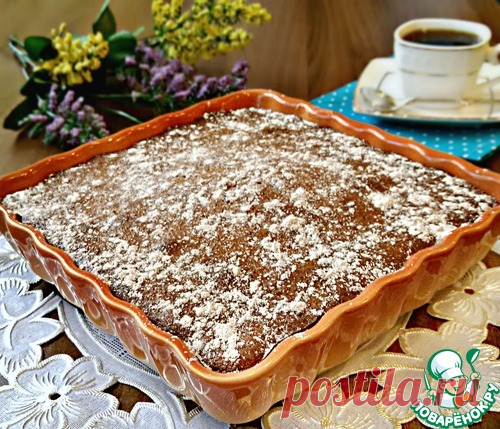 Кофейно-творожный кекс