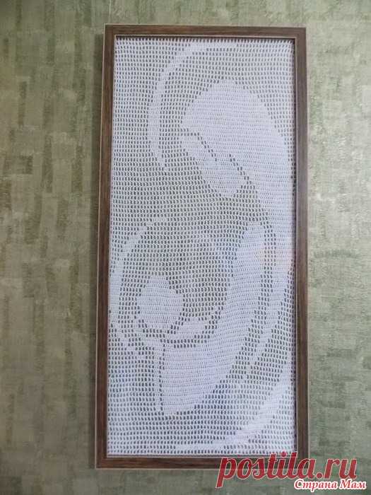 Вязанная картина 