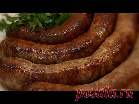 Очень ароматная домашняя ливерная колбаса с хрустящей корочкой ! Бюджетно , вкусно и много !