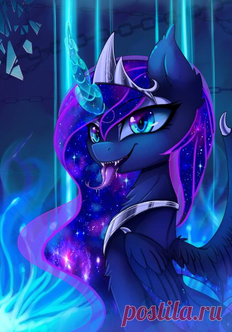 Nightmare Luna by MagnaLuna
