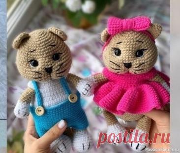 Котик крючком. МК | Вязаные игрушки. Мастер-классы, схемы, описание.