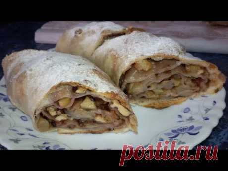 Яблочный рулет (Штрудель)