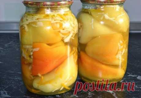 -Фаршированный перец на зиму. - | Наша кухня - рецепты на любой вкус!