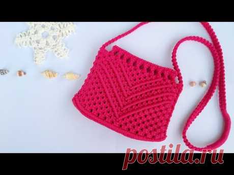 FULL MACRAME BAG -TAS TALI KUR SIMPLE - YouTube