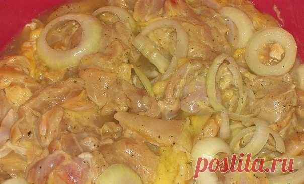 Как приготовить куриный шашлык с картошкой в духовке. - рецепт, ингридиенты и фотографии