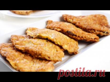 Ленивые "Чебуреки" с вафлями/Быстрый Простой рецепт из фарша