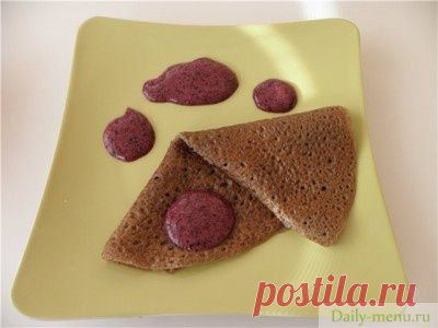 Гречневые блины на минеральной воде - Рецепты пользователя Олеся Тимофеева - Daily-menu.ru