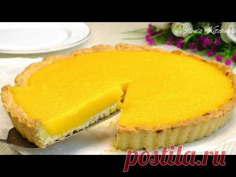 Лимонный пирог, который тает во рту! Просто и очень вкусно!