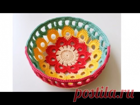 AMAZING 💯⚡🎁CROCHET DESIGN BASKET MAKING IDEAS #crochet #basket #handmade #diy