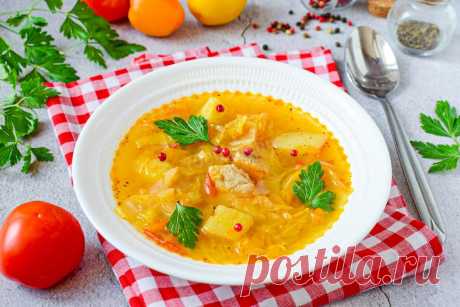 Щи из свежей капусты со свининой рецепт с фото пошагово и видео - 1000.menu