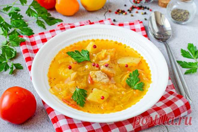 Щи из свежей капусты со свининой рецепт с фото пошагово и видео - 1000.menu