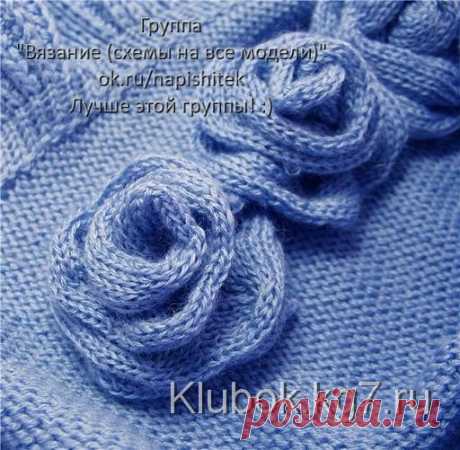 Розы спицами | Клубок