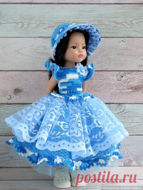 Барышня в бирюзовом / Одежда и обувь для кукол своими руками / Бэйбики. Куклы фото. Одежда для кукол