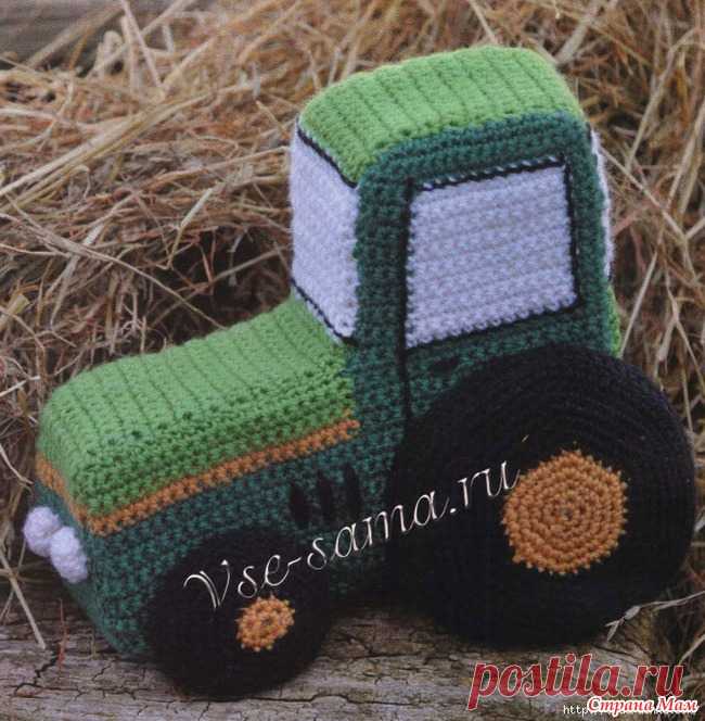 ТРАКТОР. ВЯЗАНИЕ КРЮЧКОМ. http://www.liveinternet.ru/  текстовое описание http://sudaruchka.com/  ******  http://stranamasterov.ru/  * http://dnevniki.ykt.ru/