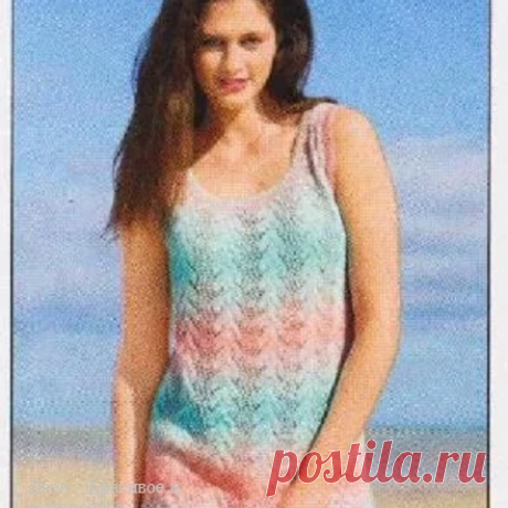 Женские майки спицами Схемы - zen.yandex.ru/...tor | Красивое и интересное вязание | Яндекс Дзен