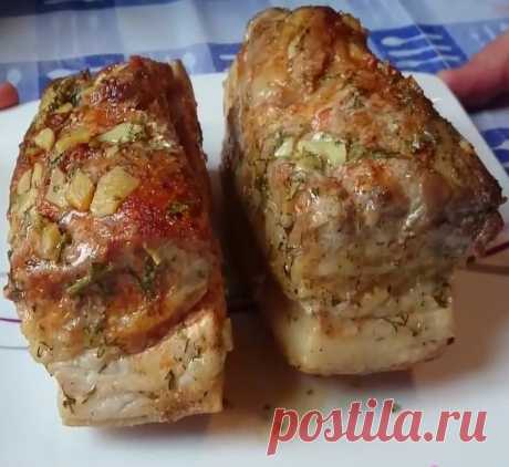 САЛО В ДУХОВКЕ ЗАПЕЧЕННОЕ В ФОЛЬГЕ | Самые вкусные кулинарные рецепты