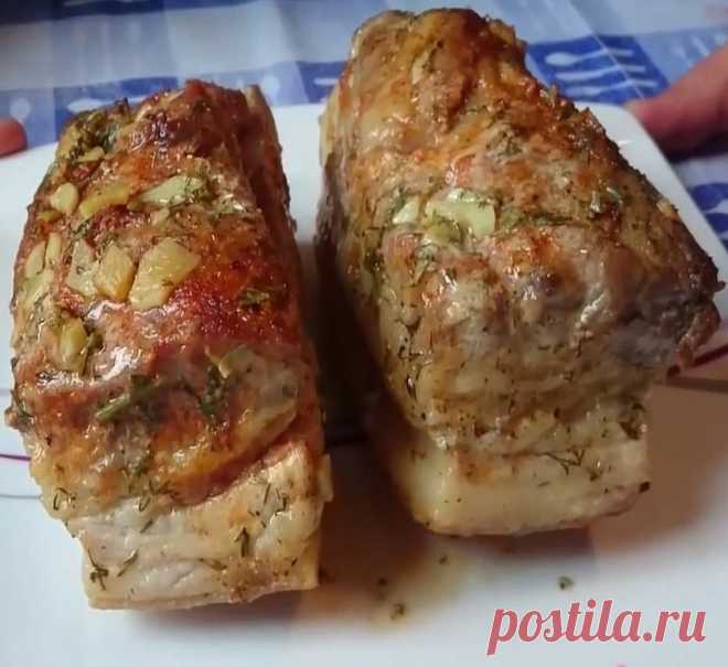 САЛО В ДУХОВКЕ ЗАПЕЧЕННОЕ В ФОЛЬГЕ | Самые вкусные кулинарные рецепты