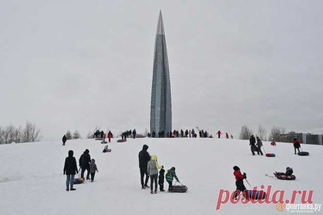Снегопад в Петербурге прекратился - 12 января 2025 - ФОНТАНКА.ру