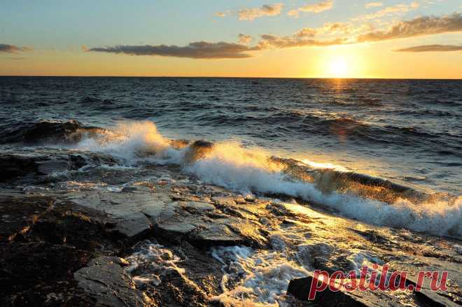 Dusya_du :: Шторм на Онеге :: Природный пейзаж :: Галерея :: Клуб Foto.ru