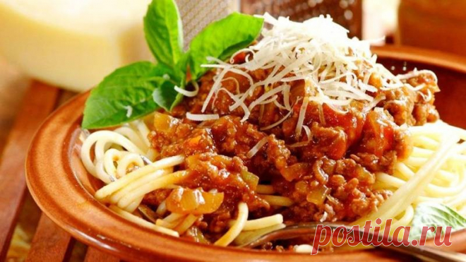 Макароны с соусом болоньезе - рецепт с фото / Простые рецепты