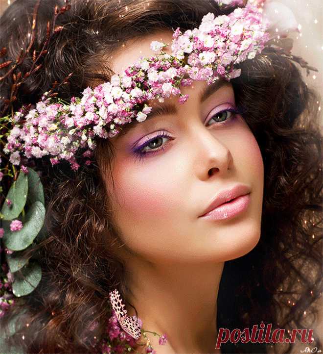 Недавно вот какой переполох случился:
Февраль в Весну – красавицу влюбился…
Ей письма пишет, посылает валентинки,
Вместо сердечек – белые снежинки.

Из перламутровых, хрустальных льдинок
Сам делает браслеты для любимой
И ожерелья, бусы  дивной красоты.
О ней одной лишь все его мечты…

Февраль к Весне Зима приревновала
И на Весну  все пуще злиться стала.
Морозом лютым, вьюгами пугает,
И тучи снежные в соперницу бросает.

Весна смеется, ей совсем не страшно,
Зима, Февраль – ...