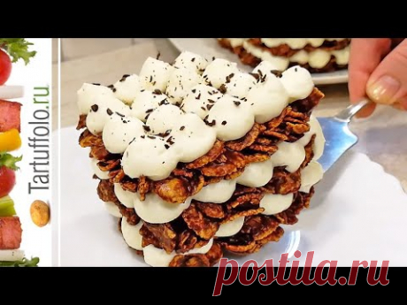 САМЫЙ НЕОБЫЧНЫЙ Торт Без Выпечки. Покорит Вкусом - Не захочется делиться :)))