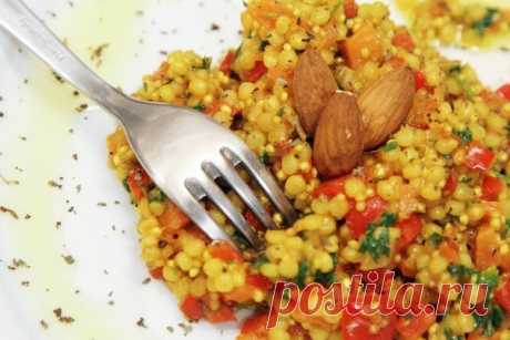 Кус-кус с овощами и петрушкой