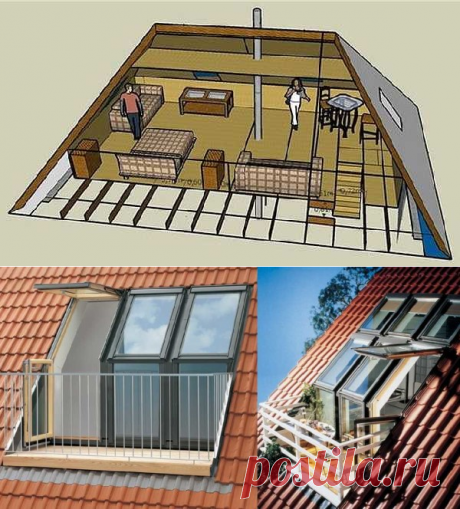 Крыша мансардного типа: виды, варианты, конструкция, фото