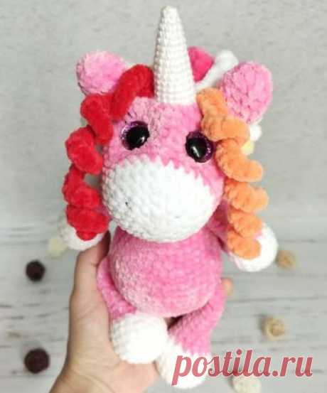 Амигуруми Единорог Бесплатно Выкройка - Игрушки Амигуруми