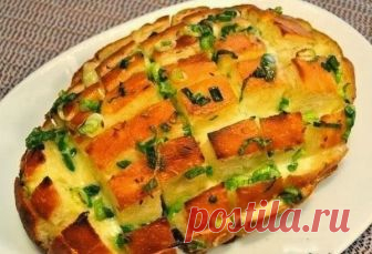 Как приготовить луковый хлеб с сыром - рецепт, ингредиенты и фотографии