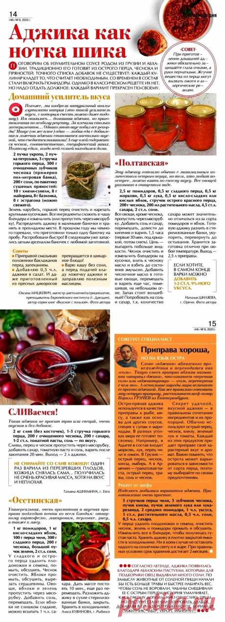 Аджика - домашний усилитель вкуса