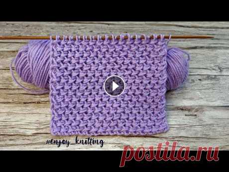 КРАСИВЫЙ Плотный Узор Спицами для пальто | Stitch knit pattern for coat, jumper, cardigan На спицы набираем количество петель кратное 2 Полное описание - _____________________________________________ Description in English Cast on an even n...