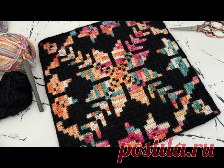 Каждый мотив — это история💥Красота великолепного мира вязаных крючком шедевров❤️‍🔥