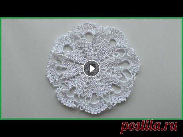 САЛФЕТКА крючком для начинающих мастер-класс. Вязание крючком / Simple Crochet Doily For Beginners САЛФЕТКА крючком для начинающих мастер-класс. Вязание крючком / Simple Crochet Doily For Beginners Рада приветствовать вас на своем канале. В данном в...