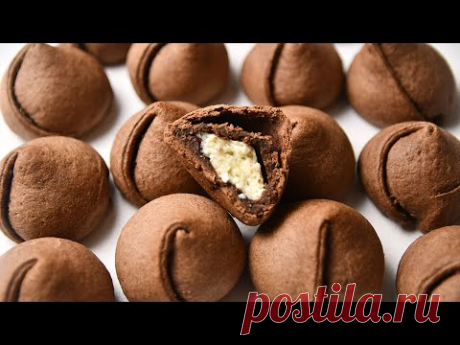 ШОКОЛАДНЫЕ ТЮЛЬПАНЫ С ТВОРОГОМ. Простой рецепт песочного печенья