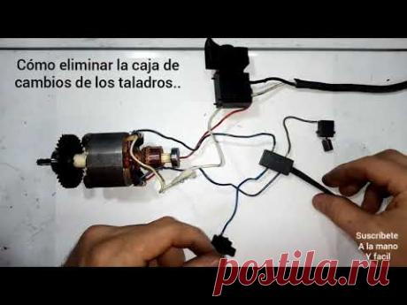 Cómo eliminar cajita de cambios de los taladros.