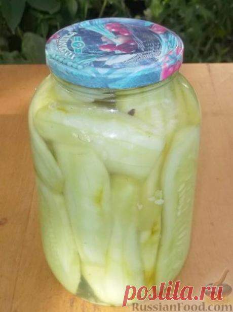 Рецепт: Тёщины язычки из переросших огурцов на RussianFood.com