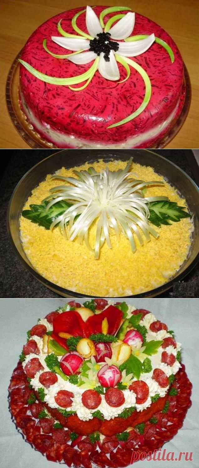 Салат как искусство.