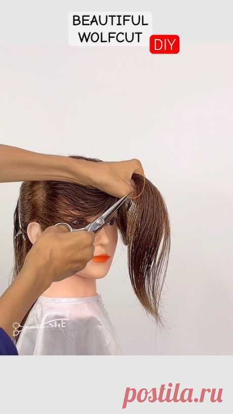 Wolfcut 2tepBy shaba hairexplore#shortvideo