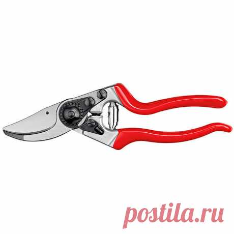 У садовых ножниц Stihl Felco F 8 внутреннее углубление для перекусывания проволоки, замок, закрываемый одной рукой, канавка для стекания древесного сока. Диаметр веток до 25 мм. Предназначены для виноградарства, плодоводства, садоводства, ухода за садом и парком.