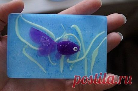 Рецепт мыла - Рыбка в аквариуме - mylomag.com