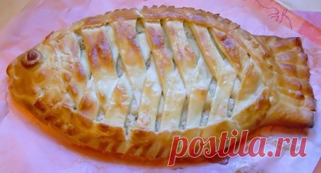 Рецепт пирога домашнего с начинкой из консервированной рыбы | Вкусняшка | Яндекс Дзен