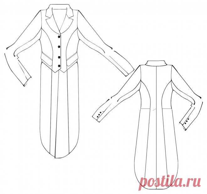 ЖЕНСКИЙ ФРАК