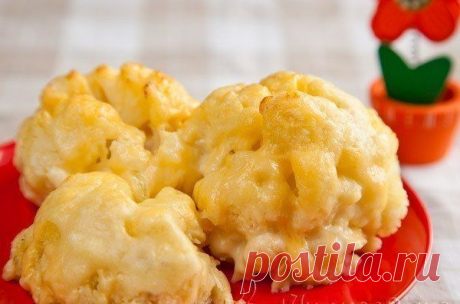 Цветная капуста с соусом &quot;Бешамель&quot; в духовке | Четыре вкуса