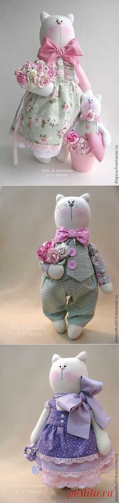 ТИЛЬДА.ШЬЕМ КОТИКОВ+ВЫКРОЙКИ - Игрушки