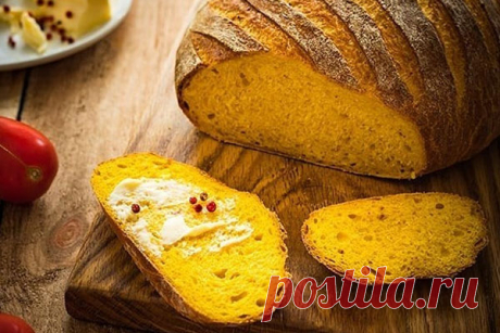 Тыквенный хлеб
Тыквенный хлеб получается мягким и очень вкусным