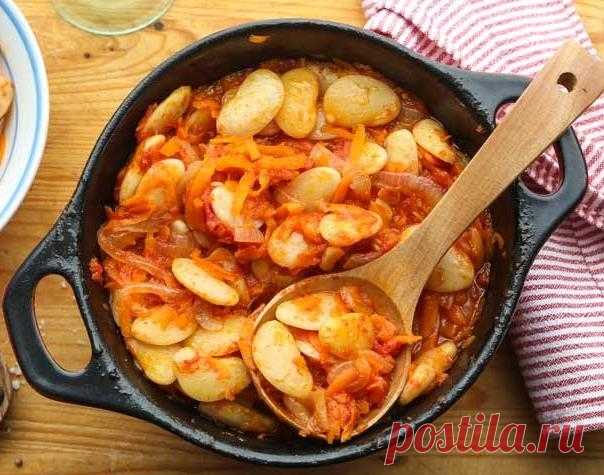 Фасоль, запеченная с овощами | MaxMenu.Ru - Кулинарные рецепты